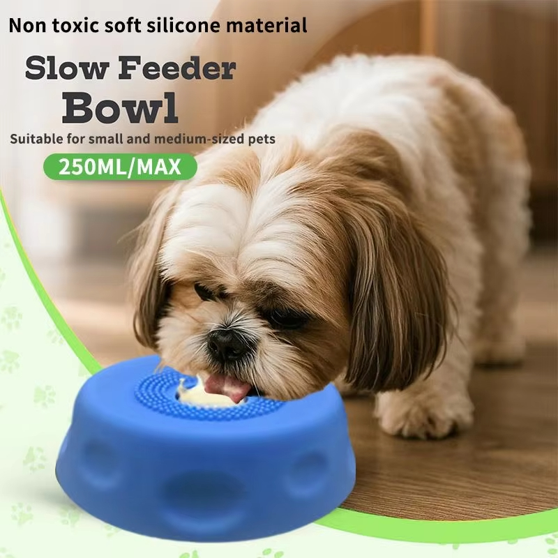 Cat Litter Mat - แผ่นเลียโยเกิร์ตสำหรับสัตว์เลี้ยง ชามอาหารแบบเลียช้าสำหรับสุนัขและแมว - ชามขนมแบบอินเทอร์แอคทีฟ