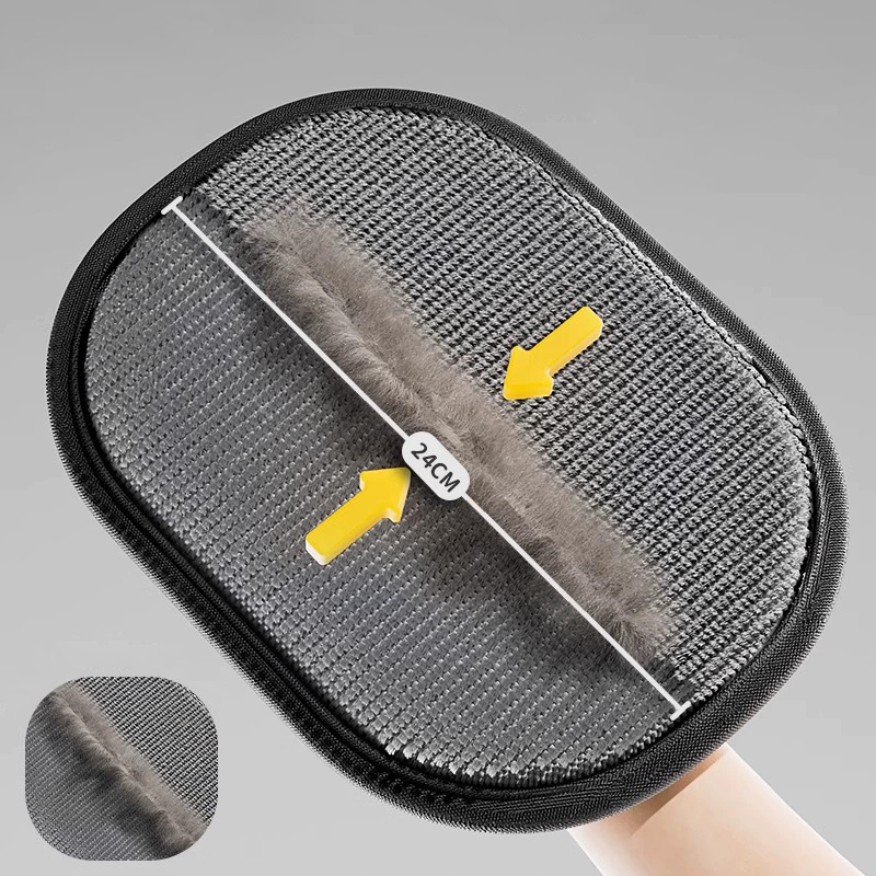 ถุงมือกําจัดขนสัตว์เลี้ยงไฟฟ้า - Pet Grooming Glove บทวิจารณ์และราคา
