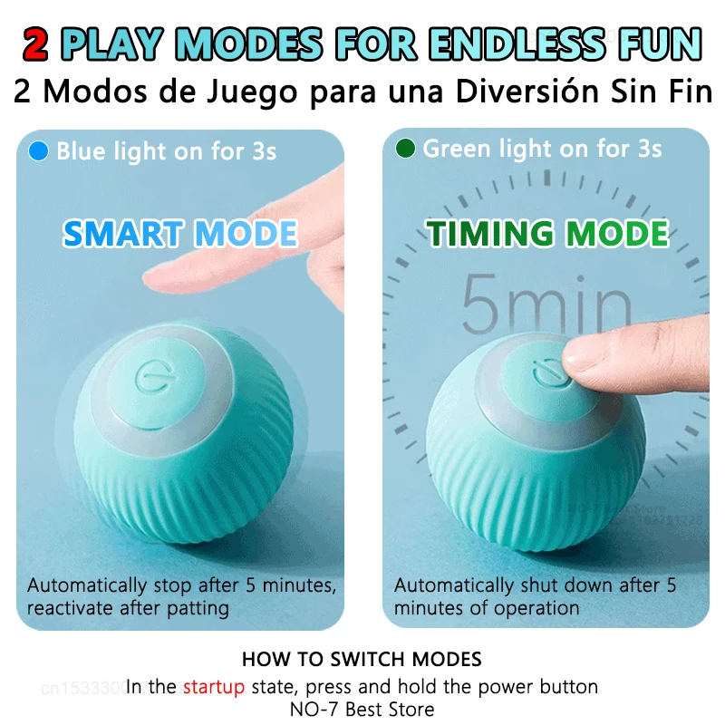 ลูกบอลแมวอัจฉริยะ ของเล่นแมวอิ - Interactive Cat Toy บทวิจารณ์และราคา