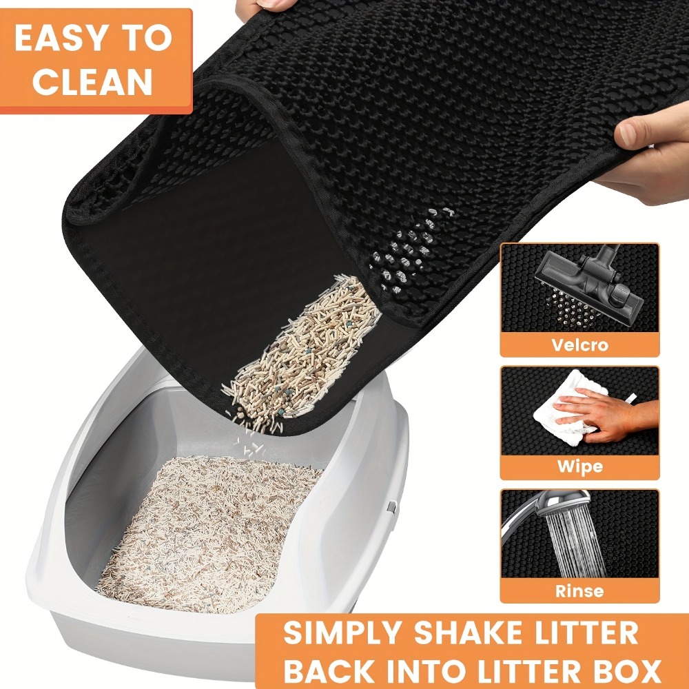 แผ่นรองทรายแมวขนาดใหญ่ 70x120  - Cat Litter Mat บทวิจารณ์และราคา