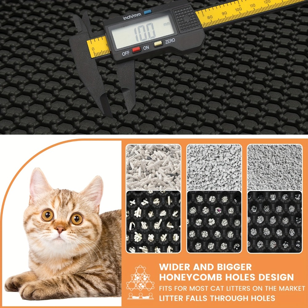 แผ่นรองทรายแมวขนาดใหญ่ 70x120  - Cat Litter Mat บทวิจารณ์และราคา