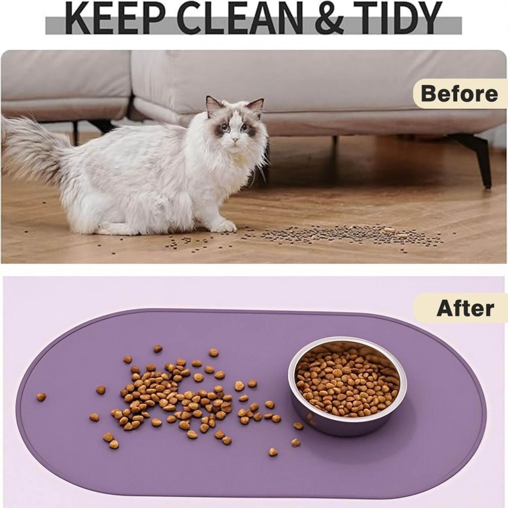 แผ่นรองอาหารสัตว์เลี้ยงซิลิโคน - Pet Supplies Is Food บทวิจารณ์และราคา