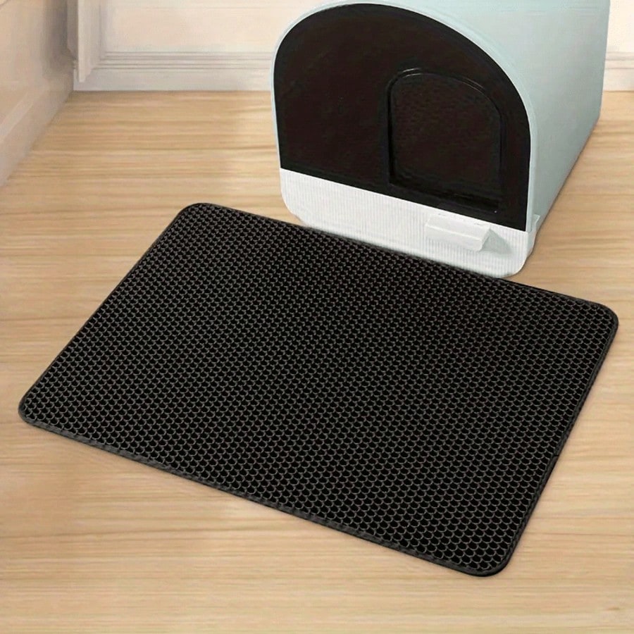แผ่นรองทรายแมวสองชั้น วัสดุ EV - Cat Litter Mat บทวิจารณ์และราคา