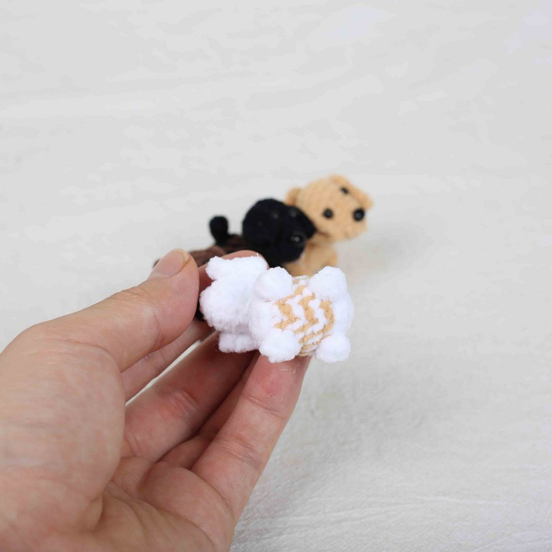 พวงกุญแจโครเชต์รูปสุนัขตัวเล็ก - Pet Supplies For Dogs บทวิจารณ์และราคา