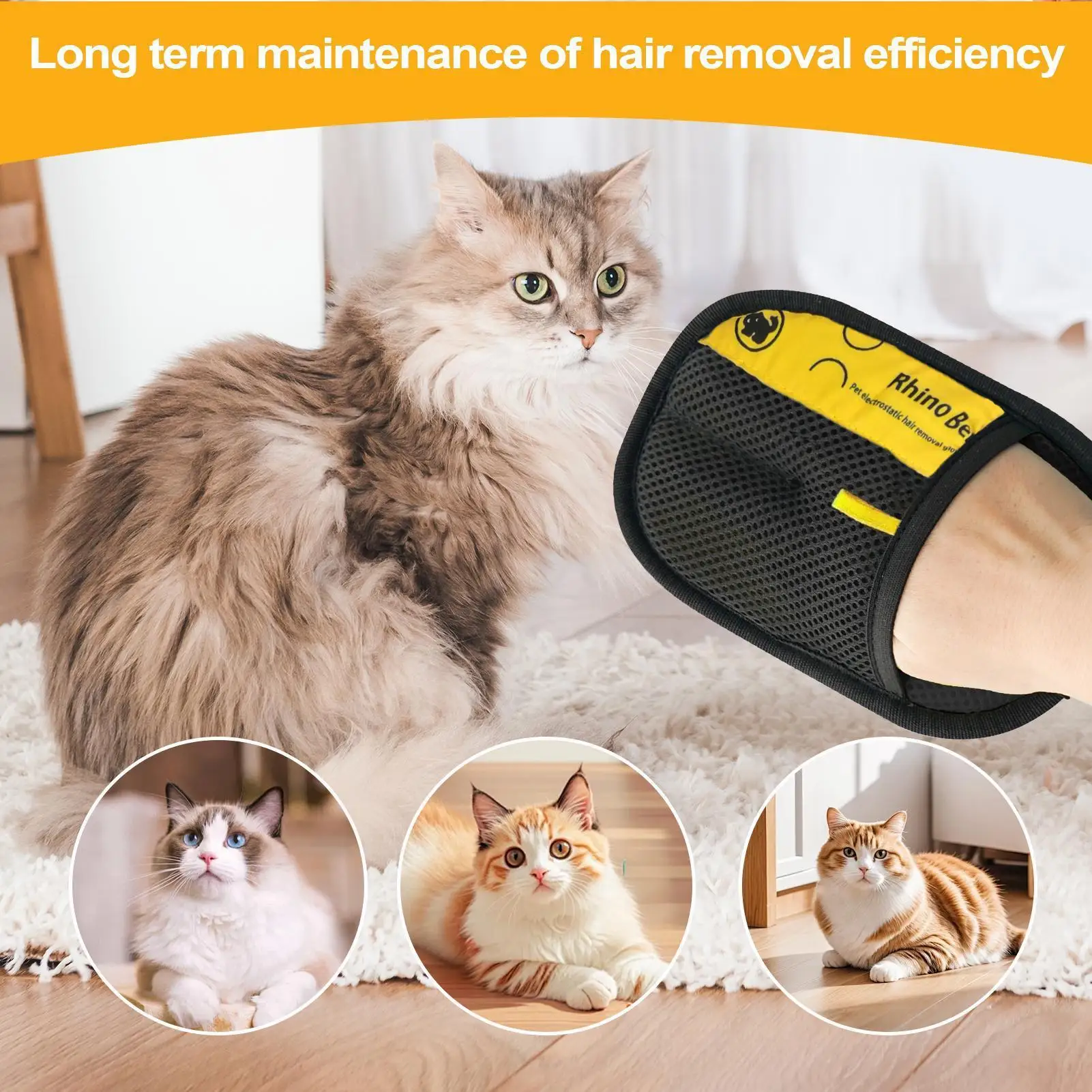 ถุงมือกรูมมิ่งสำหรับแมว 2 ชิ้น - Pet Grooming Glove บทวิจารณ์และราคา