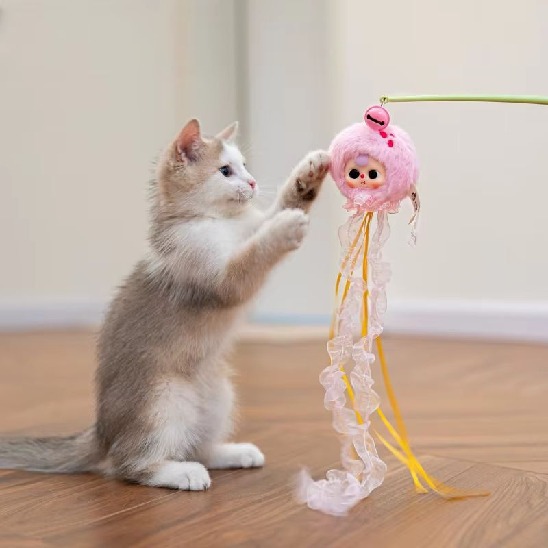 ของเล่นแมวแบบแท่งล่อแมว 3 ตัว  - Interactive Cat Toy บทวิจารณ์และราคา