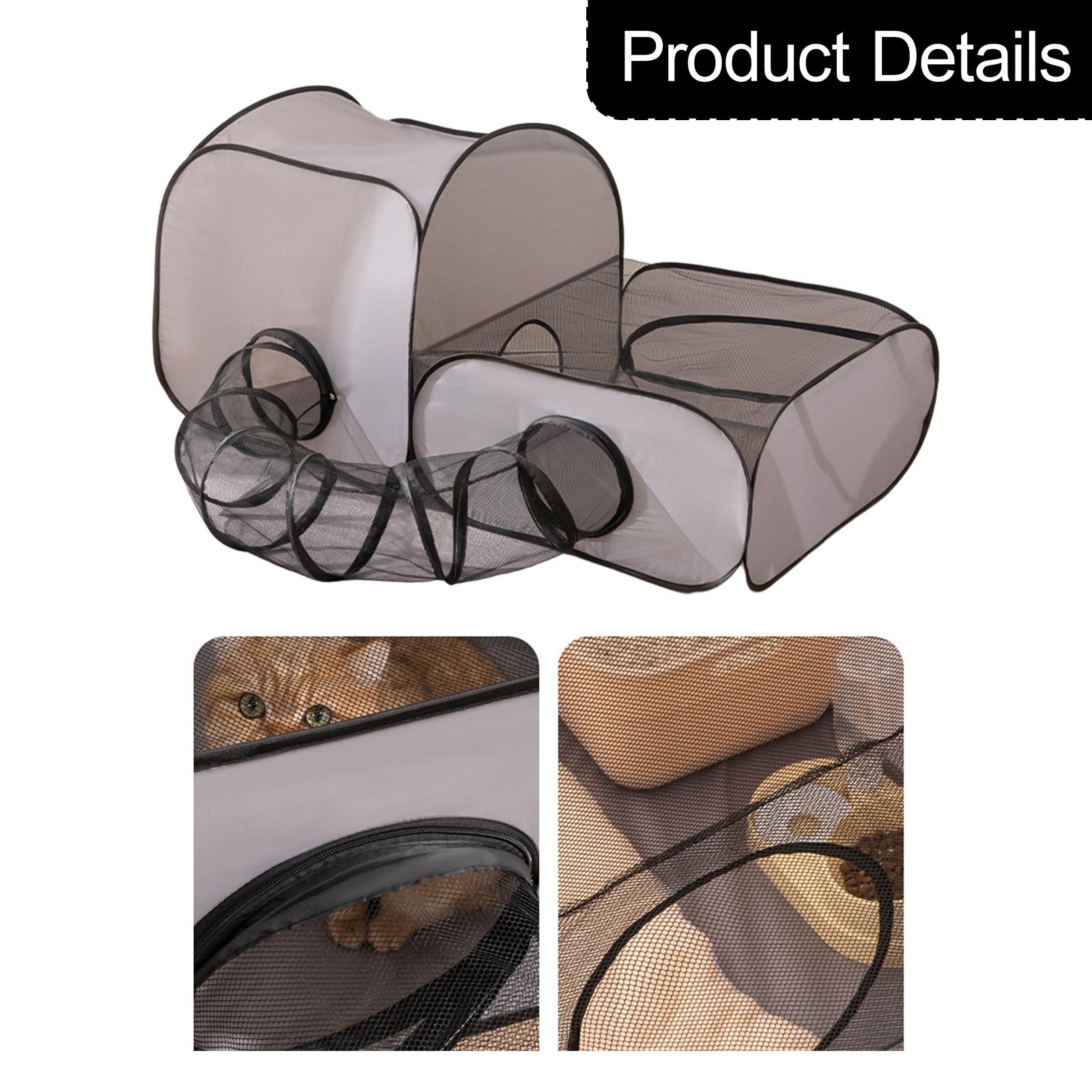 แมวหลอดอุโมงค์กรงบ้านพับแบบพกพ - Interactive Cat Toy บทวิจารณ์และราคา