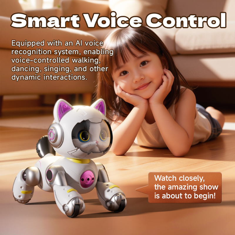 หุ่นยนต์แมวบังคับวิทยุสำหรับเด - Interactive Cat Toy บทวิจารณ์และราคา