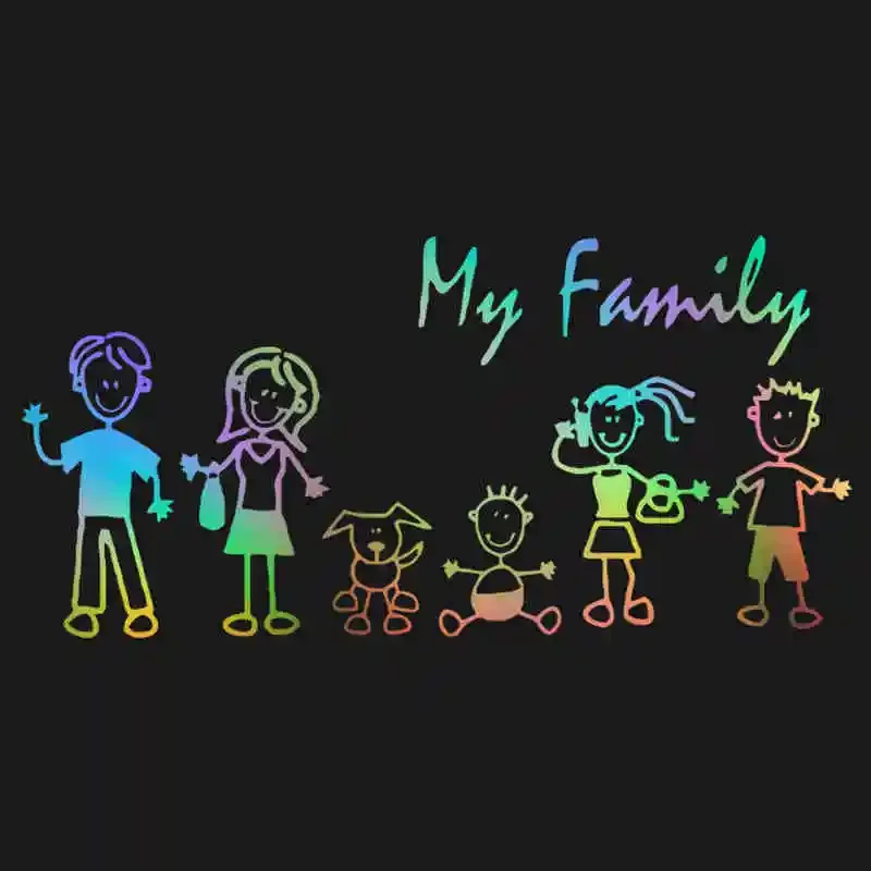 สติกเกอร์รถ Family Stick รูปเด - Pet Supplies For Dogs บทวิจารณ์และราคา