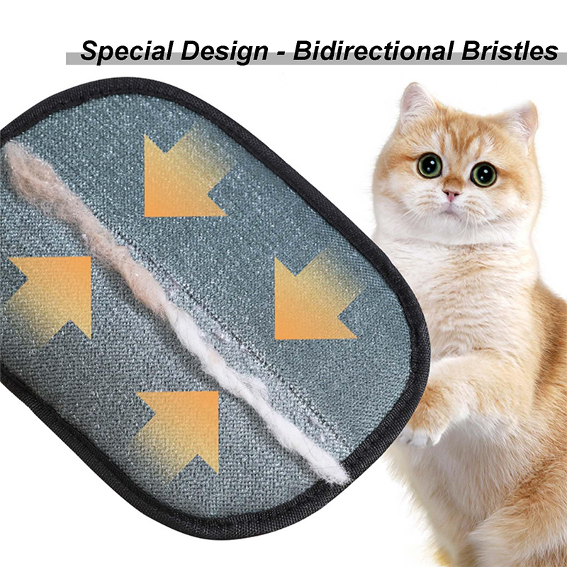 ถุงมือกรูมมิ่งสัตว์เลี้ยงแบบไฟ - Pet Grooming Glove บทวิจารณ์และราคา