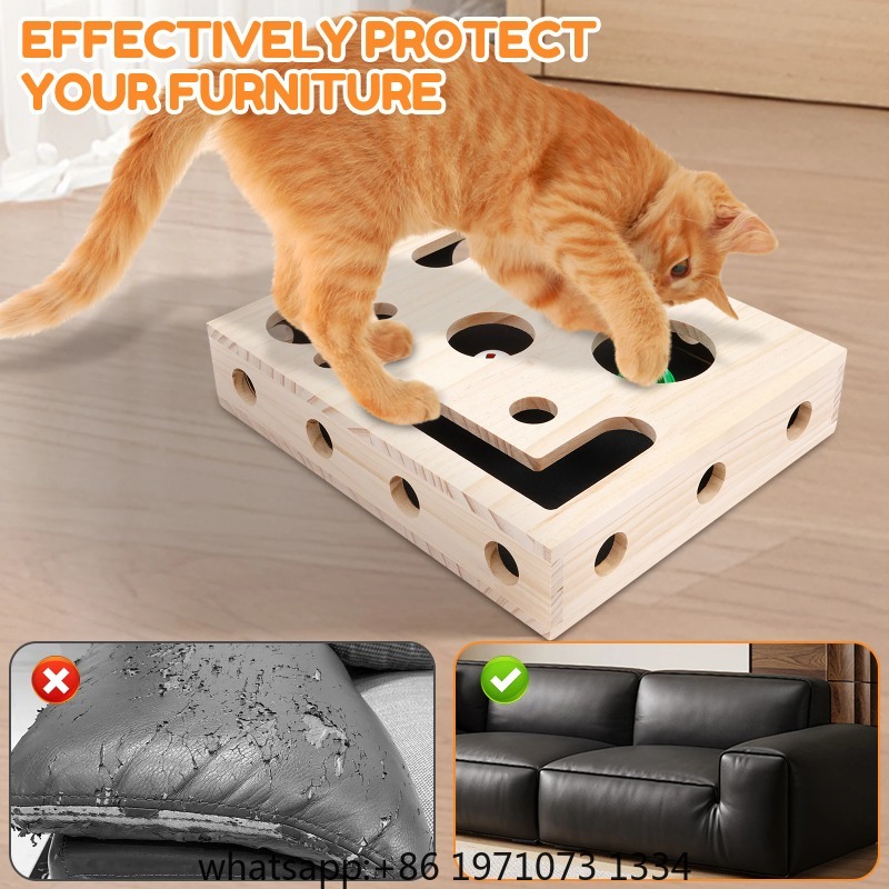 กล่องของเล่นตะไบเล็บแมวพร้อมลู - Interactive Cat Toy บทวิจารณ์และราคา