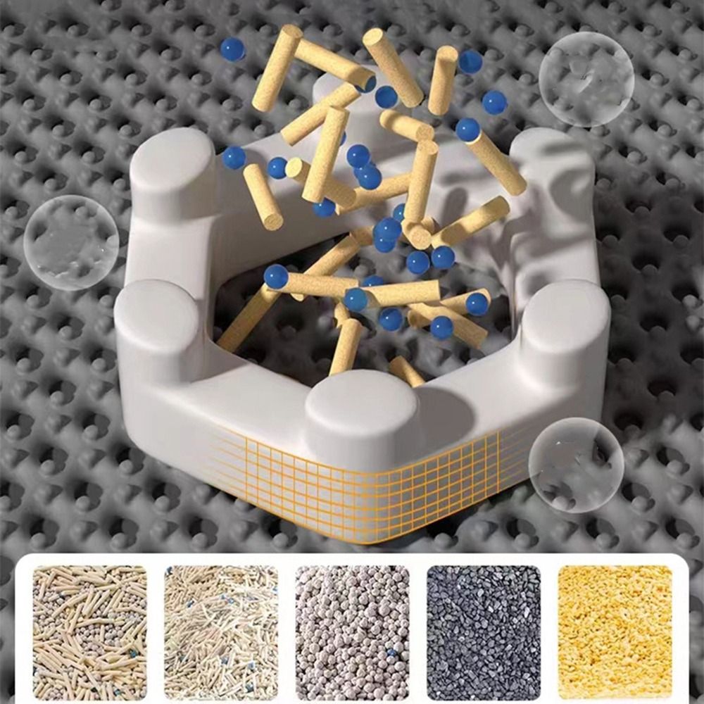 แผ่นรองทรายแมวสองชั้น EVA ทนทา - Cat Litter Mat บทวิจารณ์และราคา