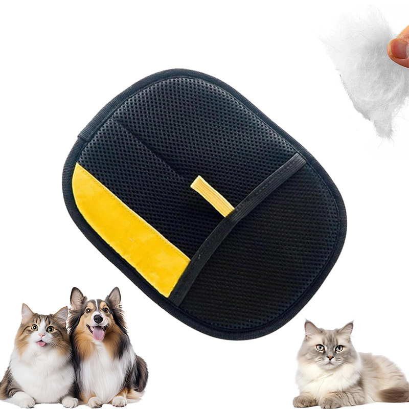 เครื่องมือกำจัดขนสัตว์เลี้ยง ถ - Pet Grooming Glove บทวิจารณ์และราคา
