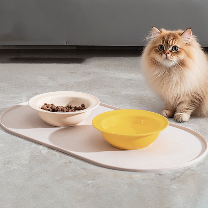 แผ่นรองอาหารสัตว์เลี้ยงรูปวงรี - Pet Supplies Is Food บทวิจารณ์และราคา