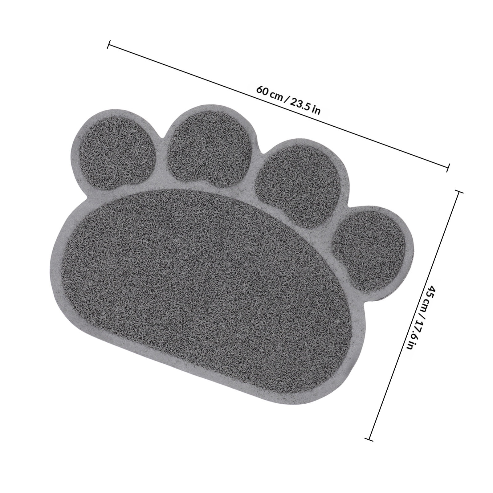แผ่นรองพื้นรูปอุ้งเท้าสำหรับใส - Cat Litter Mat บทวิจารณ์และราคา