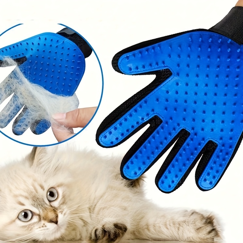 ถุงมือกรูมมิ่งสำหรับสัตว์เลี้ย - Pet Grooming Glove บทวิจารณ์และราคา