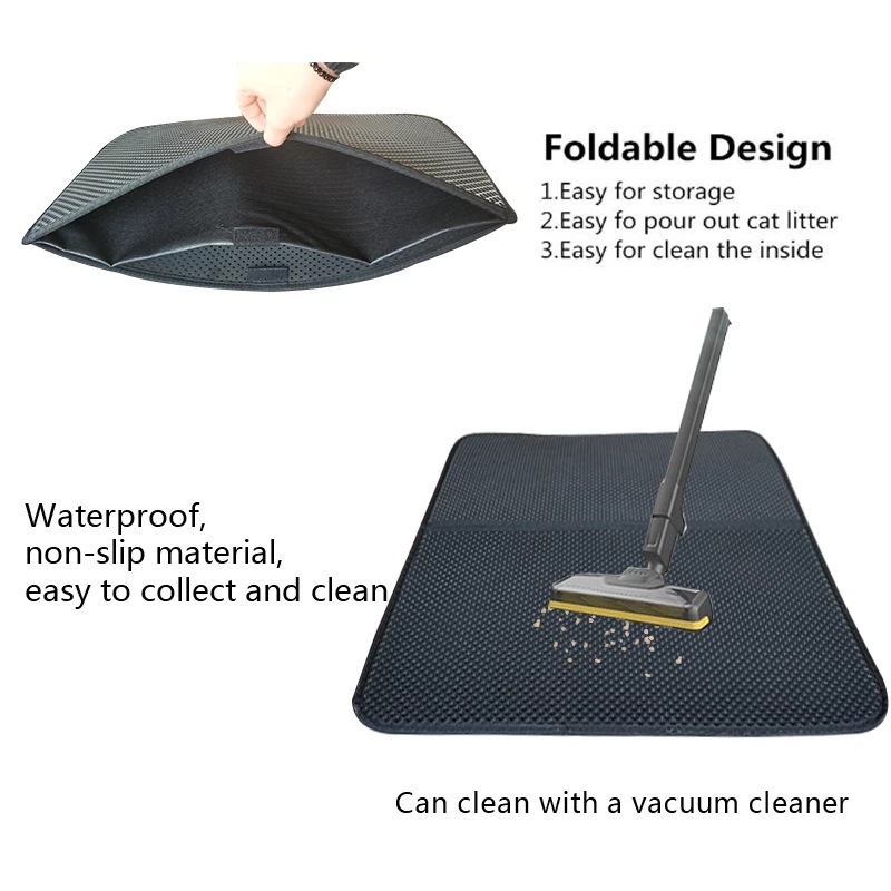 Litter Box Mat Litter Cat Sand - Cat Litter Mat บทวิจารณ์และราคา