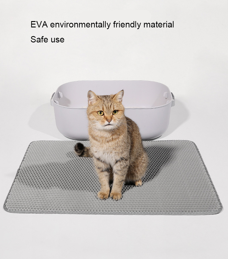 กันน้ําเสื่อครอกแมวห้องน้ําสัต - Cat Litter Mat บทวิจารณ์และราคา