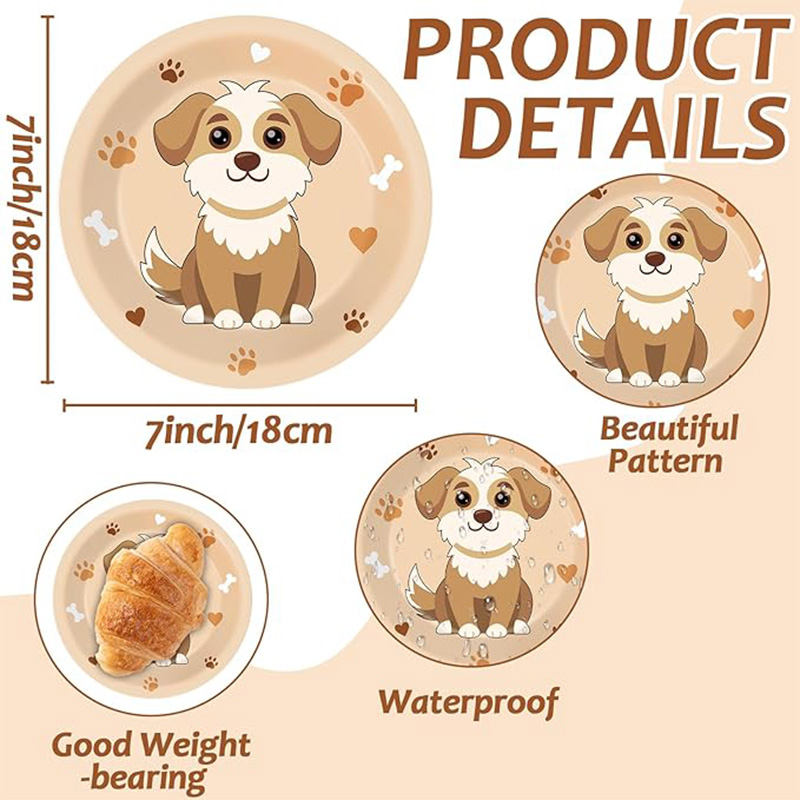 จานกระดาษลายการ์ตูนสุนัขสำหรับ - Pet Supplies For Dogs บทวิจารณ์และราคา
